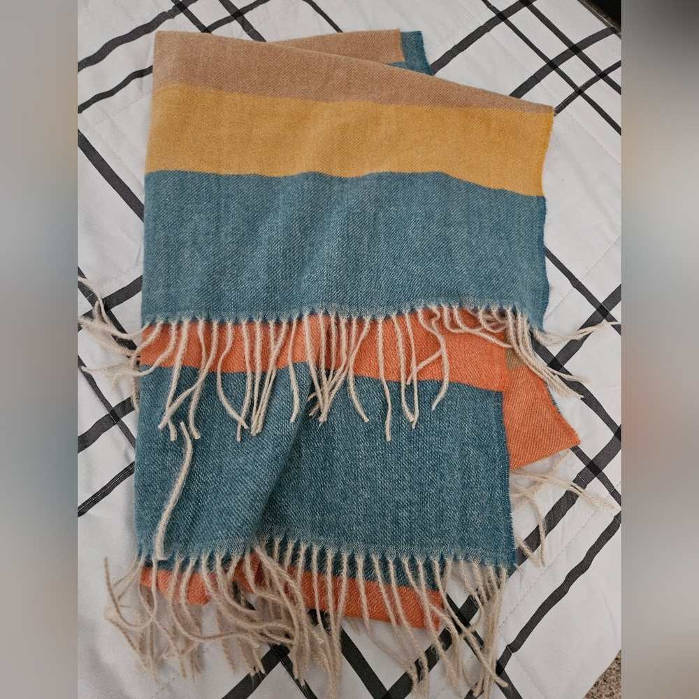 Colorful Striped Scarf - Picture 2 of 4